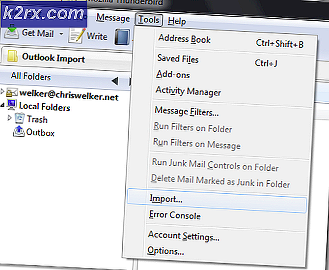 So importieren Sie E-Mails in Thunderbird
